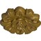 Ekena Millwork Emery Leaf Ceiling Medallion, Hand-Painted Gold, 7 5/8"OD x 1"P CM07EMGLS - alternate 5